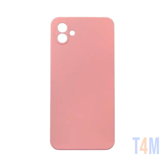 Funda de Silicona con Marco de Cámara para Samsung Galaxy A05 Rosa